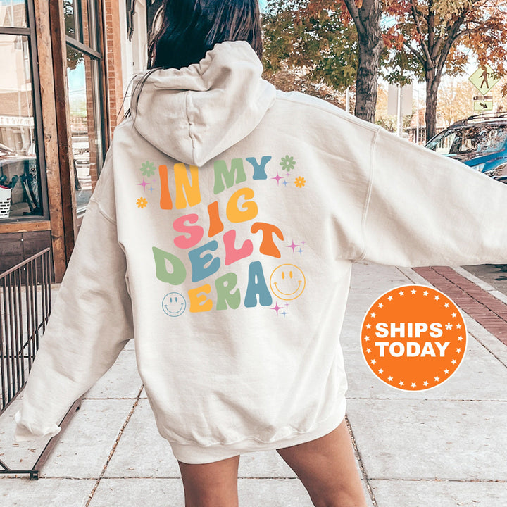 In My Sig Delt Era | Sigma Delta Tau Rockin' Sorority Sweatshirt | Sorority Merch | Big Little Reveal Gift | Custom Greek Apparel