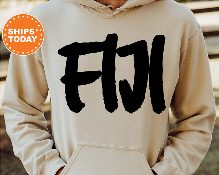 FIJI Painted Fraternity Sweatshirt | Phi Gamma Delta Fraternity Apparel | Greek Life Sweatshirt | Fraternity Gift | College Apparel _ 6458g