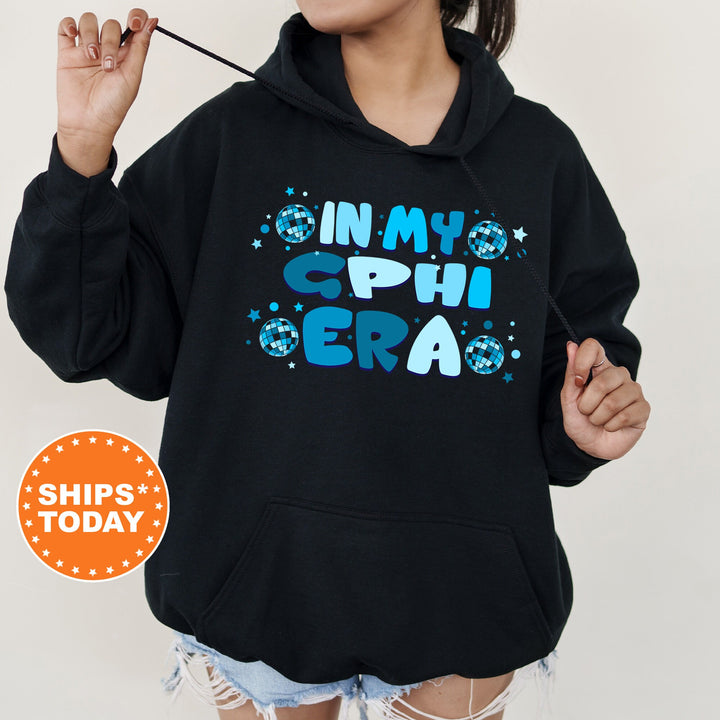 In My GPHI Era | Gamma Phi Beta Blue Disco Sorority Sweatshirt | Gamma Phi Greek Sweatshirt | Big Little Gift | Sorority Merch _ 15813g