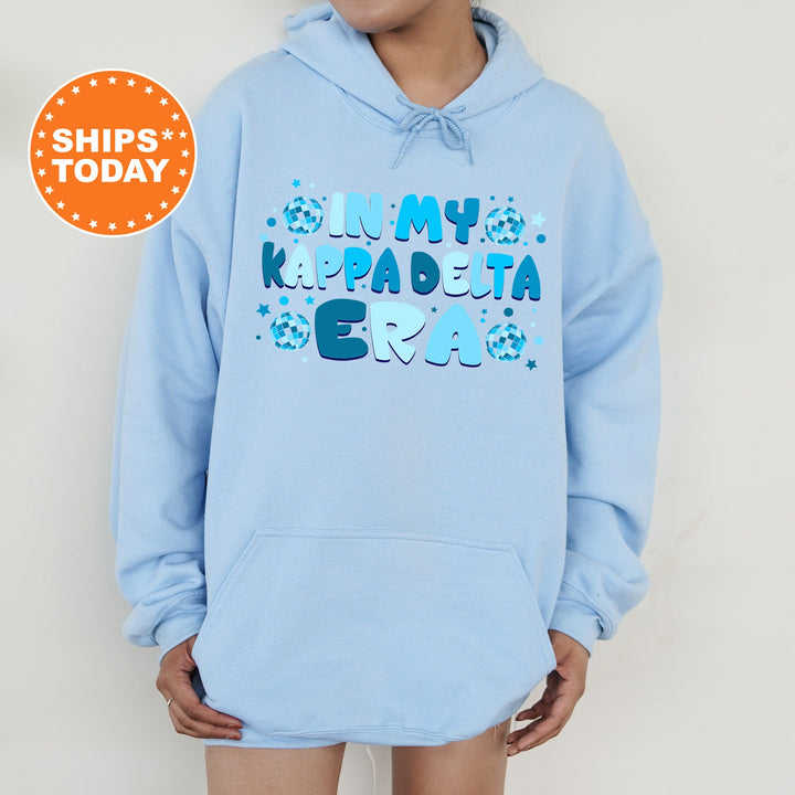 In My Kappa Delta Era | Kappa Delta Blue Disco Sorority Sweatshirt | Kay Dee Greek Sweatshirt | Big Little Gift | Sorority Merch _ 15815g