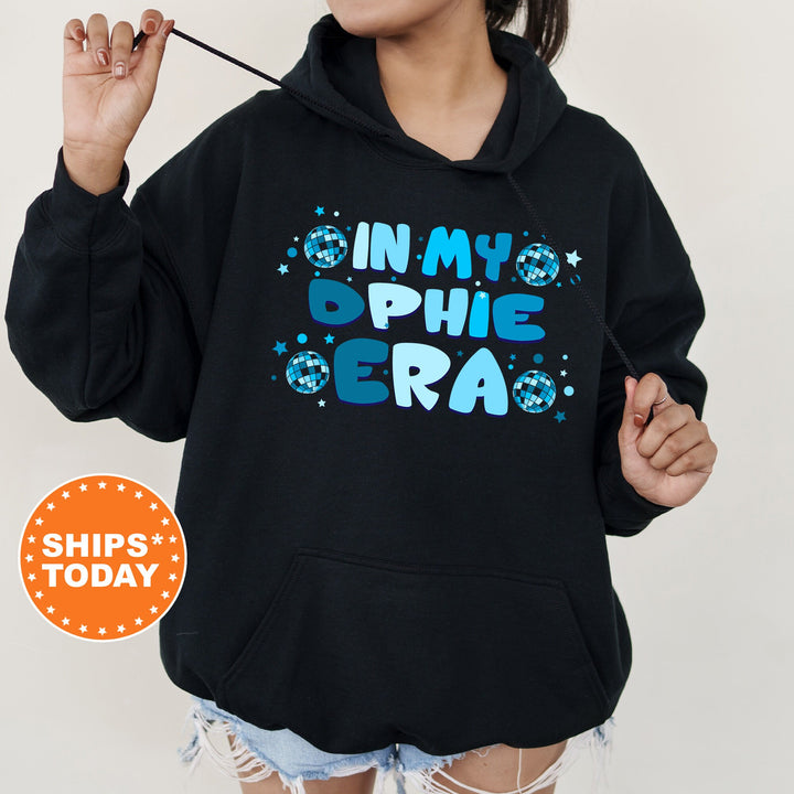 In My DPHIE Era | Delta Phi Epsilon Blue Disco Sorority Sweatshirt | Greek Sweatshirt | Big Little Sorority Gifts | Sorority Merch _ 15811g