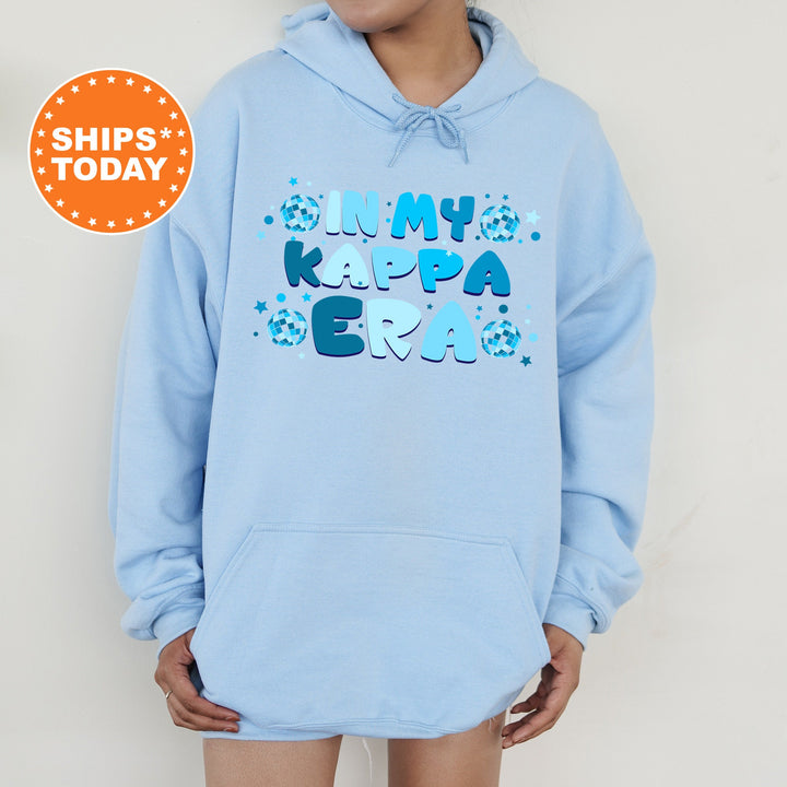 In My Kappa Era | Kappa Kappa Gamma Blue Disco Sorority Sweatshirt | Greek Sweatshirt | Big Little Sorority Gifts | Sorority Merch _ 15816g