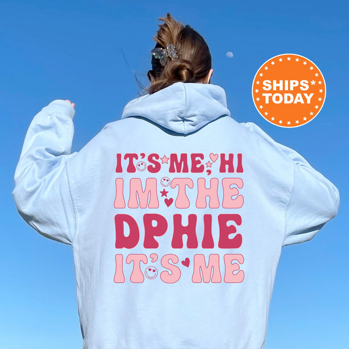 It's Me Hi I'm The DPHIE It's Me | Delta Phi Epsilon Dazzle Sorority Sweatshirt | Trendy Greek Apparel | Custom Sorority Hoodie _ 15759g