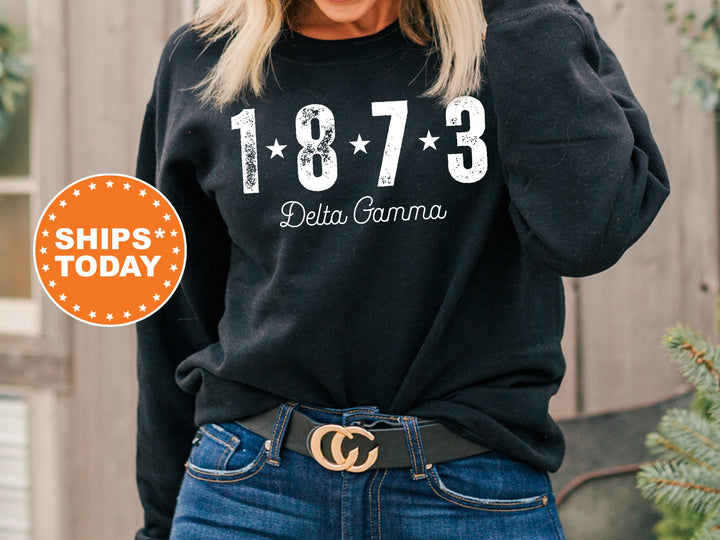 Delta Gamma Era Star Sorority Sweatshirt | Dee Gee Crewneck Sweatshirt | Sorority Hoodie | Big Little Reveal | Greek Apparel _ 11245g