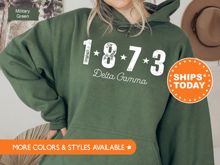 Delta Gamma Era Star Sorority Sweatshirt | Dee Gee Crewneck Sweatshirt | Sorority Hoodie | Big Little Reveal | Greek Apparel _ 11245g