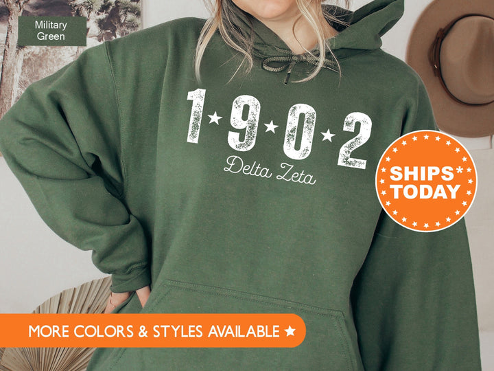 Delta Zeta Era Star Sorority Sweatshirt | Dee Zee Crewneck Sweatshirt | Sorority Hoodie | Big Little Reveal | Greek Apparel _ 11247g