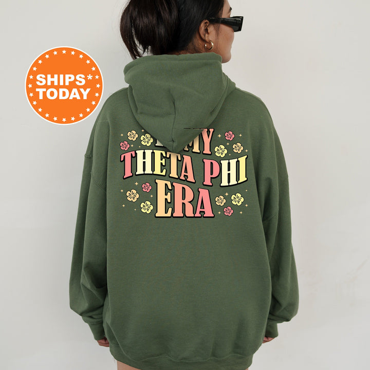 In My Theta Phi Era | Theta Phi Alpha Sunset Blooms Sorority Sweatshirt | Oversized Hoodie | Big Little | Custom Greek Sweatshirt _ 15719g