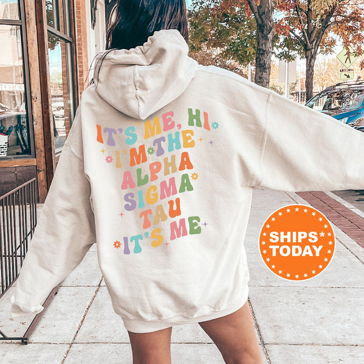 It's Me Hi I'm The Alpha Sigma Tau It's Me | Alpha Sigma Tau Nature's Palette Sorority Sweatshirt | Big Little Sorority Reveal _ 15780g