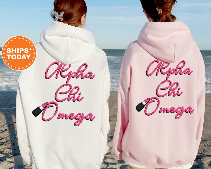 Alpha Chi Omega Glamour Sorority Sweatshirt | Alpha Chi Sorority Apparel | Big Little Sorority Reveal | College Greek Sweatshirt _ 13029g