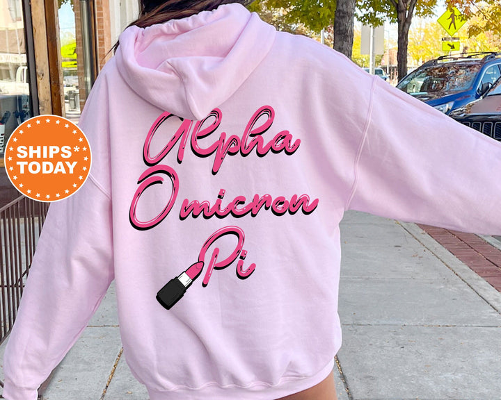 Alpha Omicron Pi Glamour Sorority Sweatshirt | Alpha O Sorority Apparel | Big Little Sorority Reveal | College Greek Sweatshirt _ 13033g