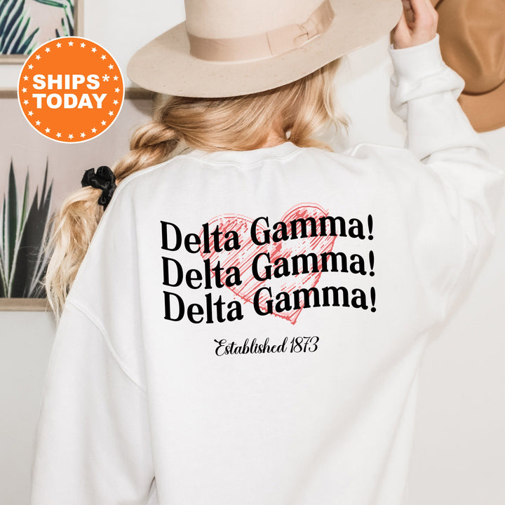 Delta Gamma Balloon Bliss Sorority Sweatshirt | Dee Gee Sorority Hoodie | Delta Gamma Sweatshirt | Big Little Gift | Sorority Gift