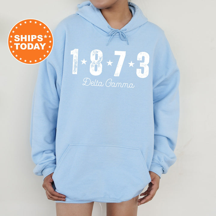 Delta Gamma Era Star Sorority Sweatshirt | Dee Gee Crewneck Sweatshirt | Sorority Hoodie | Big Little Reveal | Greek Apparel _ 11245g