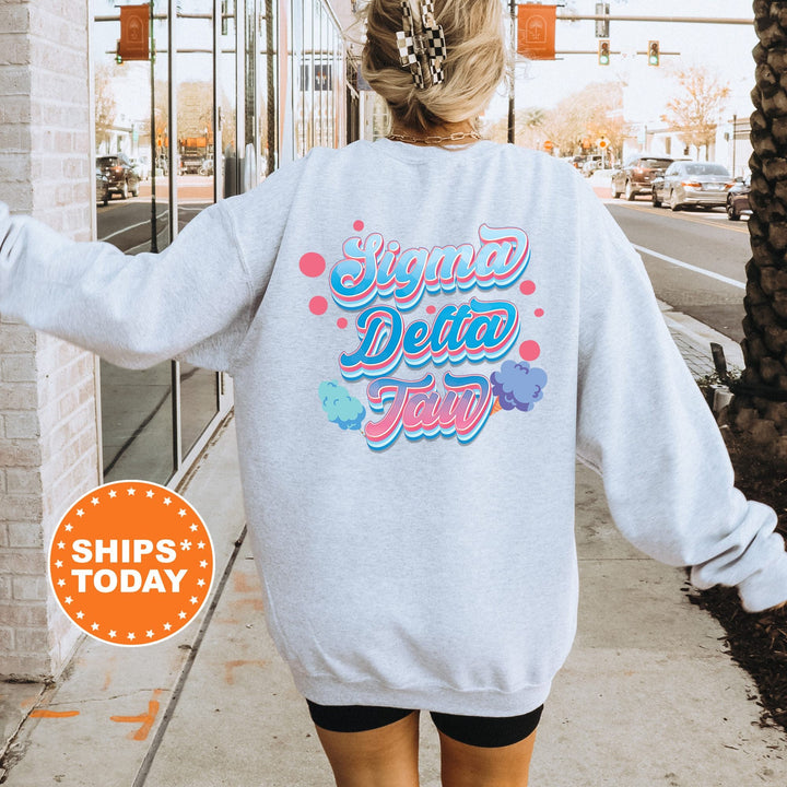 Sigma Delta Tau Sweettooth Sorority Sweatshirt | Sig Delt Sorority Reveal | Big Little Gifts | Sorority Merch | Greek Sweatshirt _ 13419g