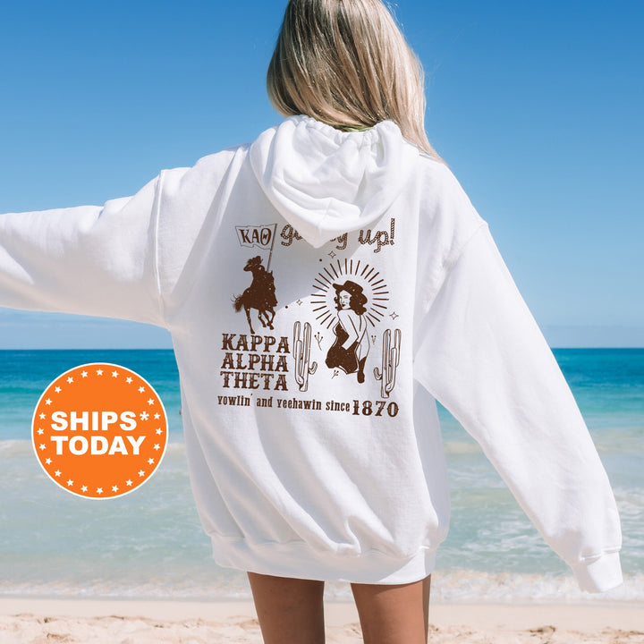 Kappa Alpha Theta Rustic Rodeo Sorority Sweatshirt | THETA Merch | Big Little Reveal Gift | Western Crewneck | Cowgirl Sweatshirt