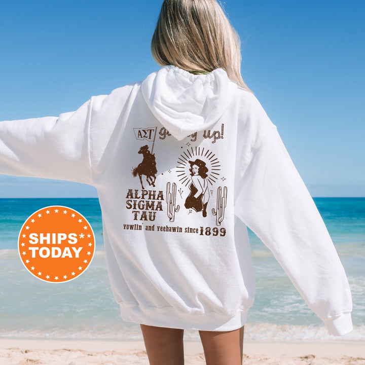 Alpha Sigma Tau Rustic Rodeo Sorority Sweatshirt | Sorority Merch | Big Little Reveal Gift | Western Crewneck | Cowgirl Sweatshirt 16309g