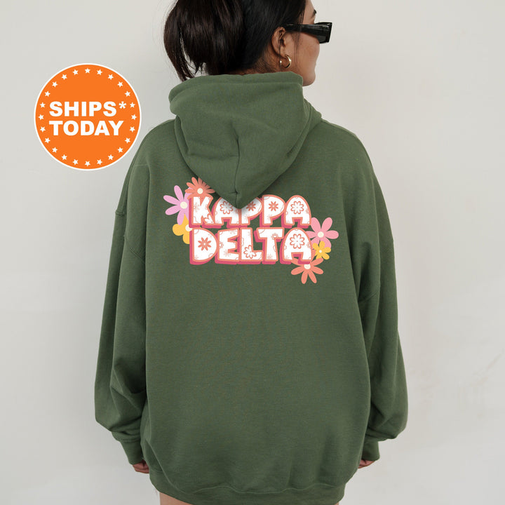 Kappa Delta Allure Sorority Sweatshirt | Kappa Delta Floral Sweatshirt | Kay Dee Sorority Merch | Big Little Reveal Gift | Greek Apparel