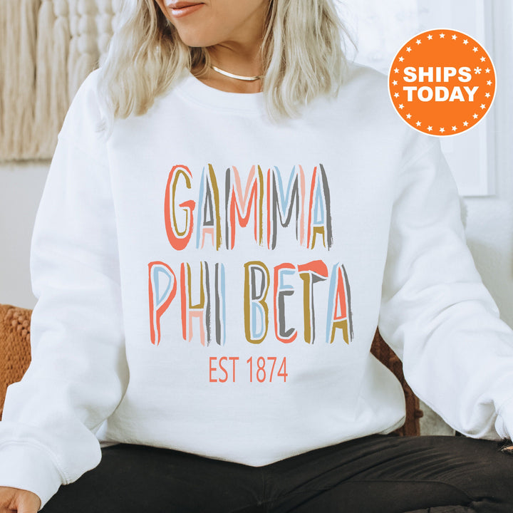 Gamma Phi Beta Olivia Sorority Sweatshirt | GPHI Apparel | Gamma Phi Hoodie | Big Little Reveal | Bid Day Gifts | Greek Apparel