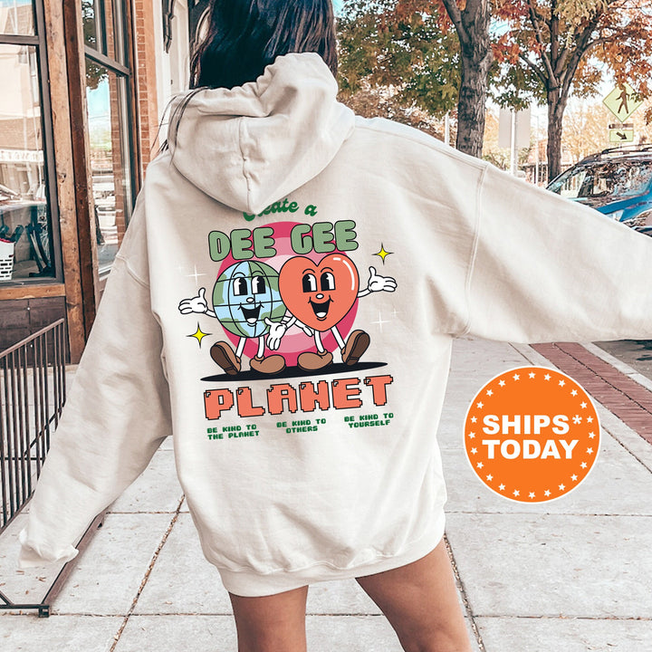 Create A Dee Gee Planet | Delta Gamma CosmoGreek Sorority Sweatshirt | DG Sorority Hoodie | Big Little Reveal Gift | Greek Apparel