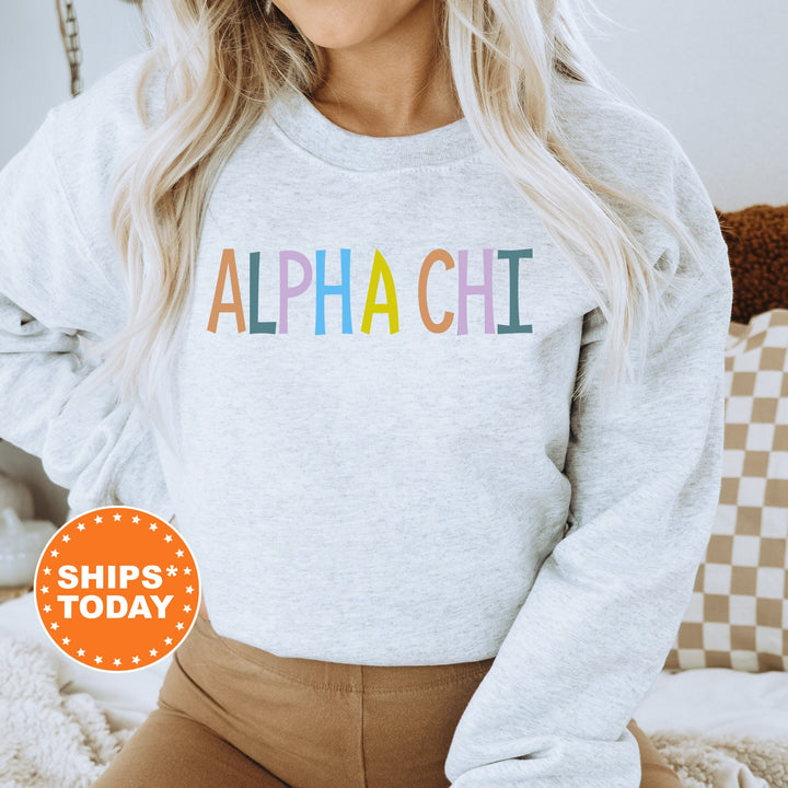 Alpha Chi Omega Uniquely Me Sorority Sweatshirt | Alpha Chi Sorority Sweatshirt | Trendy Sweatshirt | Sorority Gift | Big Little _ 5811g