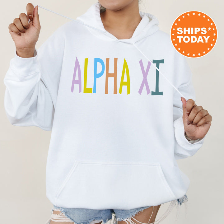 Alpha Xi Delta Uniquely Me Sorority Sweatshirt | Alpha Xi Sorority Hoodie | AXID Greek Apparel | Bid Day Gift | Big Little Reveal _ 5818g