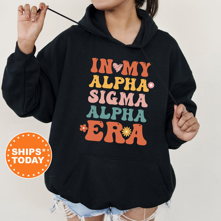 In My Alpha Sigma Alpha Era | Alpha Sigma Alpha Big Floral Sorority Sweatshirt | Sorority Apparel | Big Little | Greek Sweatshirt _ 15831g