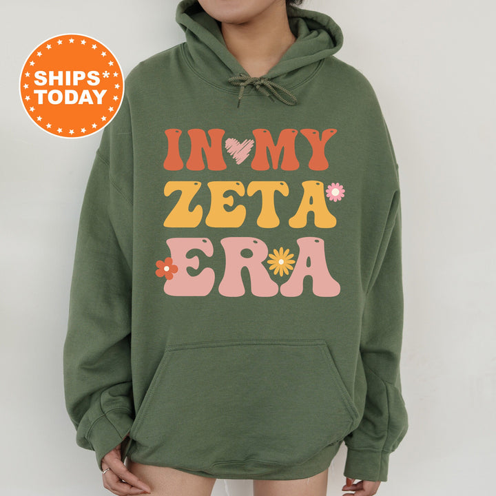 In My Zeta Era | Zeta Tau Alpha Big Floral Sorority Sweatshirt | Sorority Apparel | Big Little Reveal | Greek Sweatshirt _ 15850g