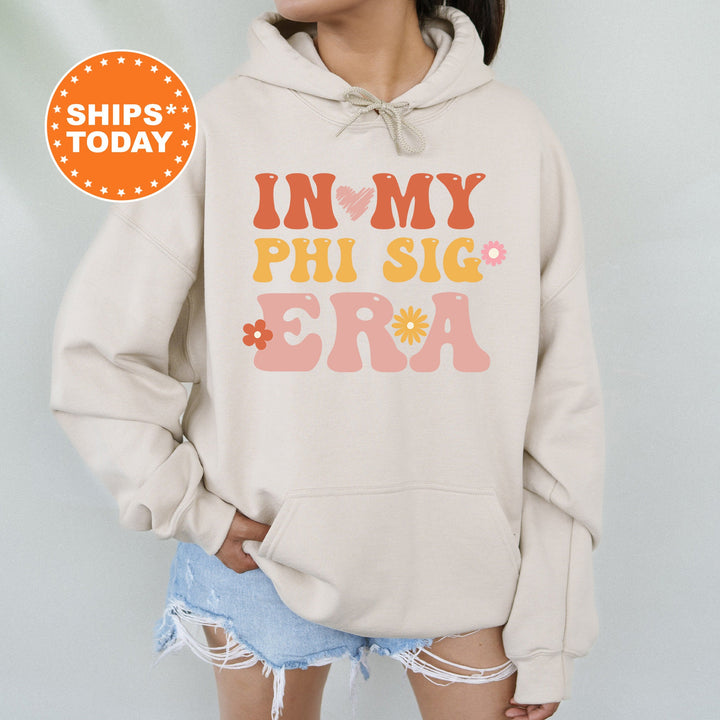 In My Phi Sig Era | Phi Sigma Sigma Big Floral Sorority Sweatshirt | Sorority Apparel | Big Little Reveal | Greek Sweatshirt _ 15844g