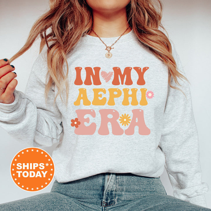 In My AEPHI Era | Alpha Epsilon Phi Big Floral Sorority Sweatshirt | Sorority Apparel | Big Little Reveal | Greek Sweatshirt _ 15827g