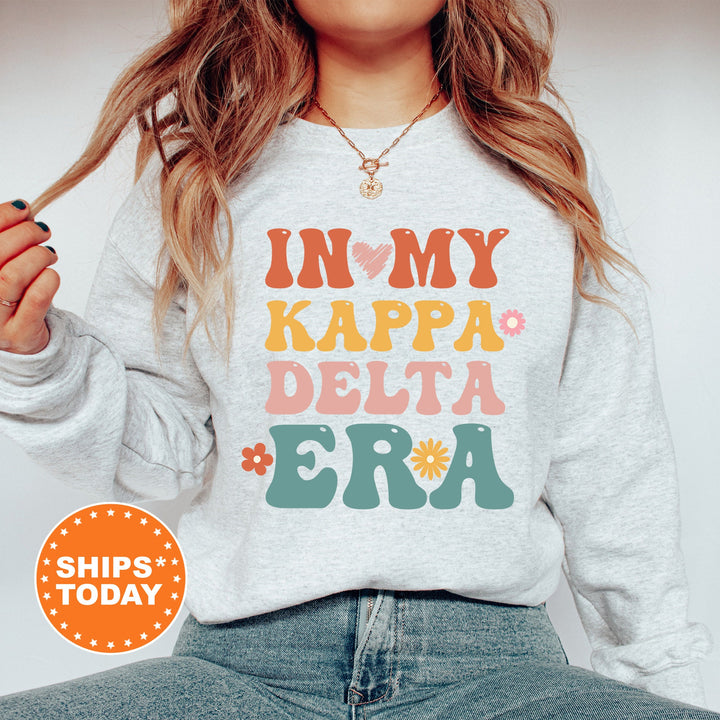 In My Kappa Delta Era | Kappa Delta Big Floral Sorority Sweatshirt | Sorority Apparel | Big Little Reveal | Greek Sweatshirt _ 15841g