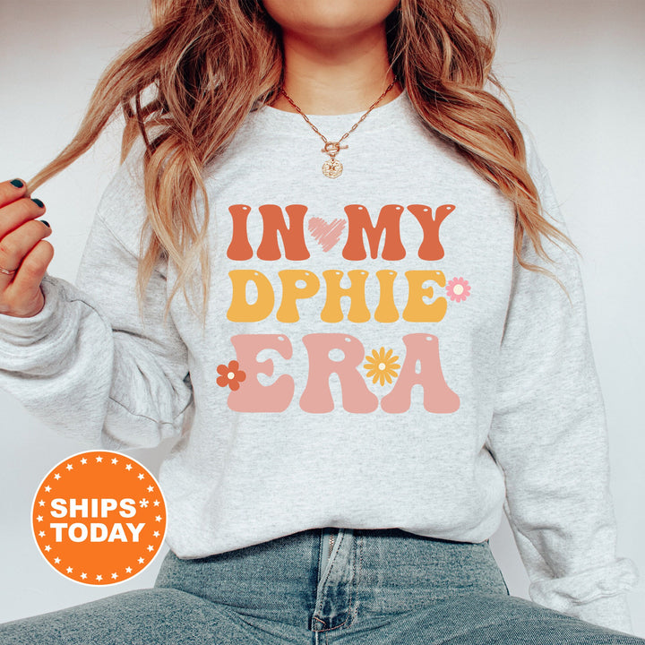 In My DPHIE Era | Delta Phi Epsilon Big Floral Sorority Sweatshirt | Sorority Apparel | Big Little Reveal | DPHIE Greek Sweatshirt _ 15837g