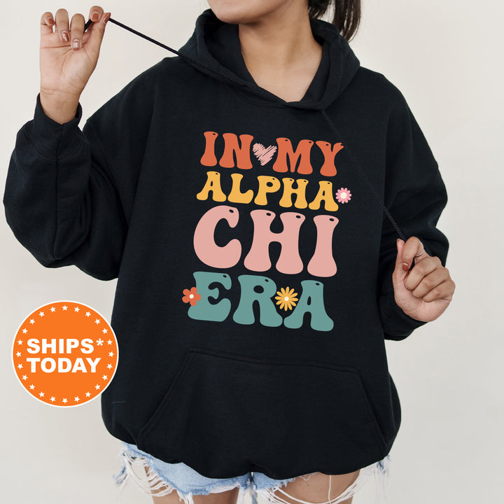 In My Alpha Chi Era | Alpha Chi Omega Big Floral Sorority Sweatshirt | Sorority Apparel | Big Little Reveal | Greek Sweatshirt _ 15825g