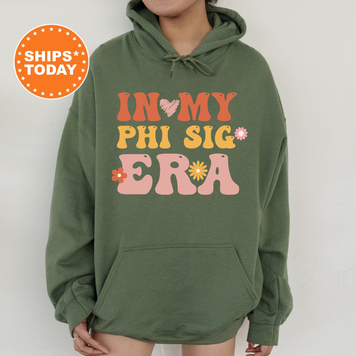 In My Phi Sig Era | Phi Sigma Sigma Big Floral Sorority Sweatshirt | Sorority Apparel | Big Little Reveal | Greek Sweatshirt _ 15844g