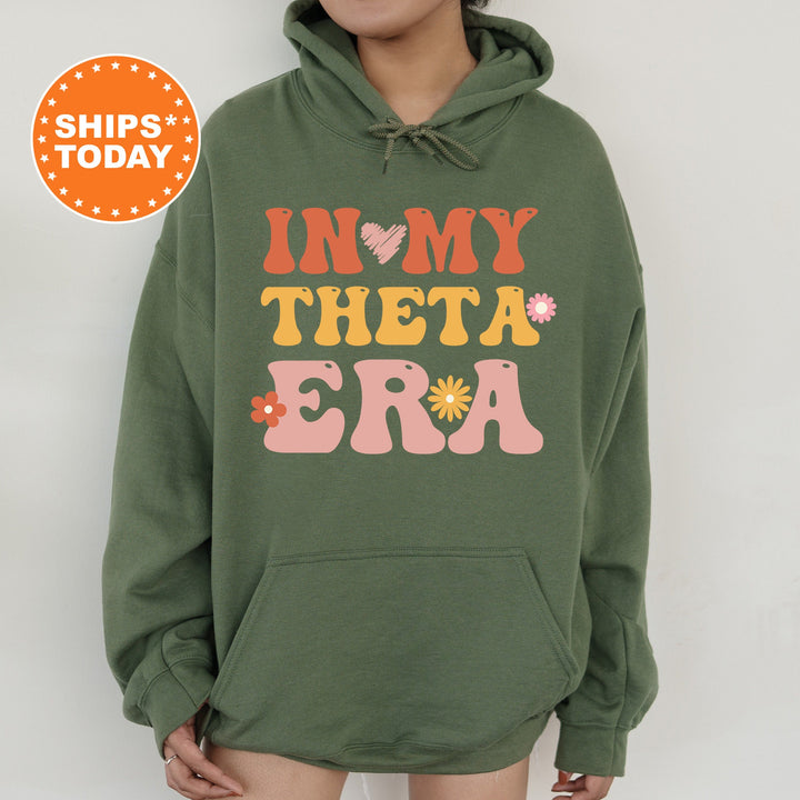 In My THETA Era | Kappa Alpha Theta Big Floral Sorority Sweatshirt | Sorority Apparel | Big Little Reveal | Greek Sweatshirt _ 15840g
