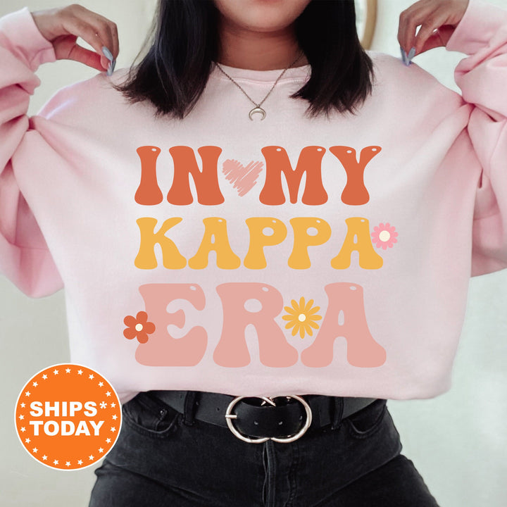 In My KAPPA Era | Kappa Kappa Gamma Big Floral Sorority Sweatshirt | Sorority Apparel | Big Little Reveal | Greek Sweatshirt _ 15842g