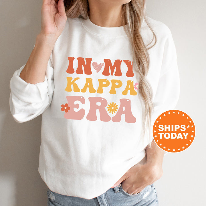 In My KAPPA Era | Kappa Kappa Gamma Big Floral Sorority Sweatshirt | Sorority Apparel | Big Little Reveal | Greek Sweatshirt _ 15842g