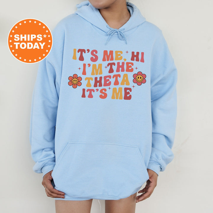 It's Me Hi I'm The Theta It's Me | Kappa Alpha Theta Azalea Sorority Sweatshirt | Sorority Apparel | Big Little Sorority Reveal _ 15866g
