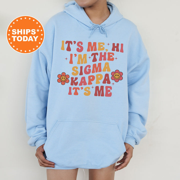 It's Me Hi I'm The Sigma Kappa It's Me | Sigma Kappa Azalea Sorority Sweatshirt | Sorority Apparel | Big Little Sorority Reveal _ 15873g