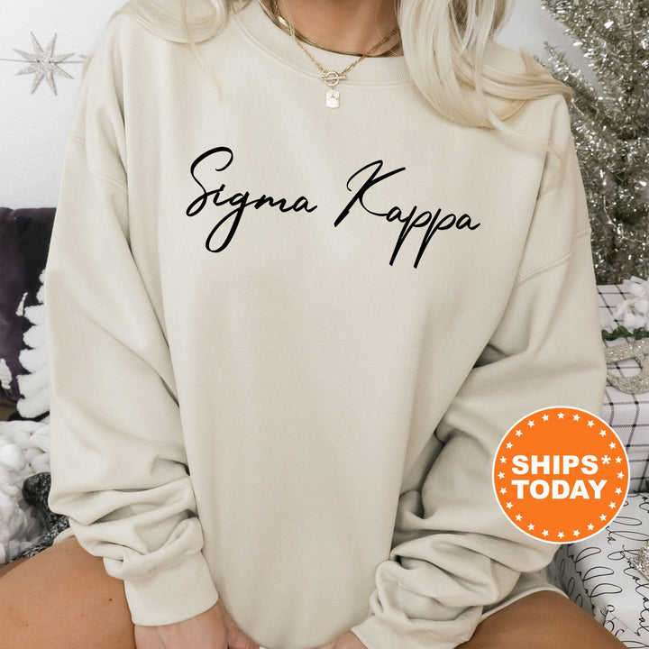 Sigma Kappa Nickname Sorority Sweatshirt | Sigma Kappa Sorority Apparel | Big Little Reveal | Sorority Merch | College Greek Apparel