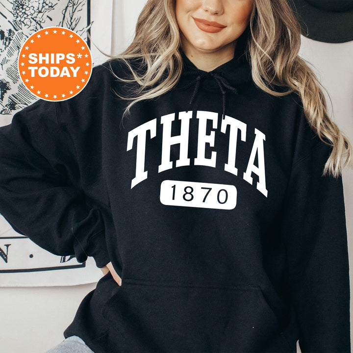 Kappa Alpha Theta Athletic Sorority Sweatshirt | Theta Greek Apparel | Sorority Bid Day Gifts | Big Little Reveal | Theta Merch
