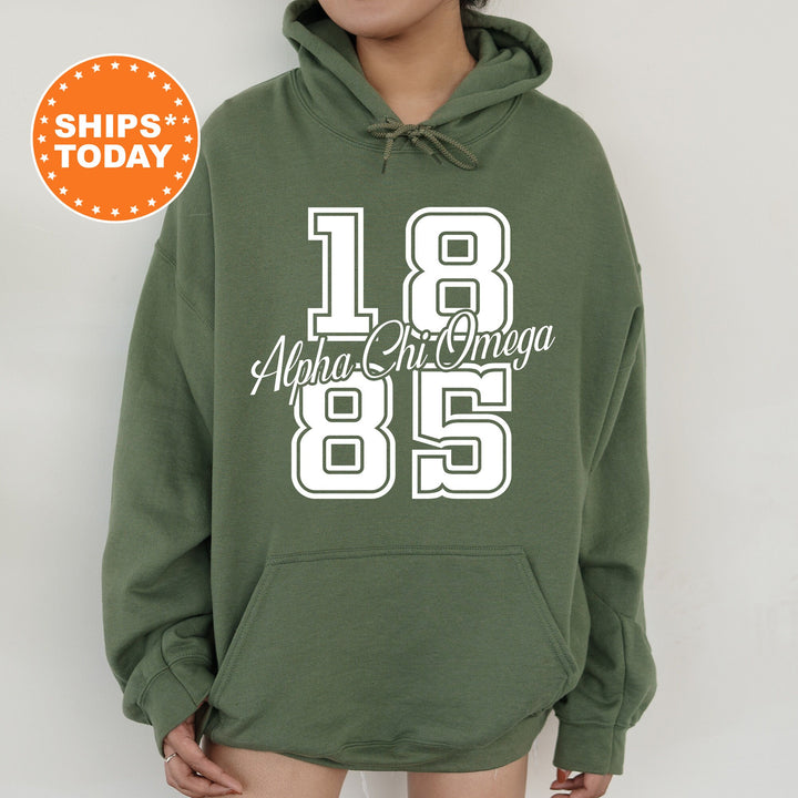 Alpha Chi Omega Big Year Sorority Sweatshirt | Alpha Chi Hoodie | ACHIO Greek Apparel | AXO Bid Day Gifts | Big Little Sorority _ 7228g