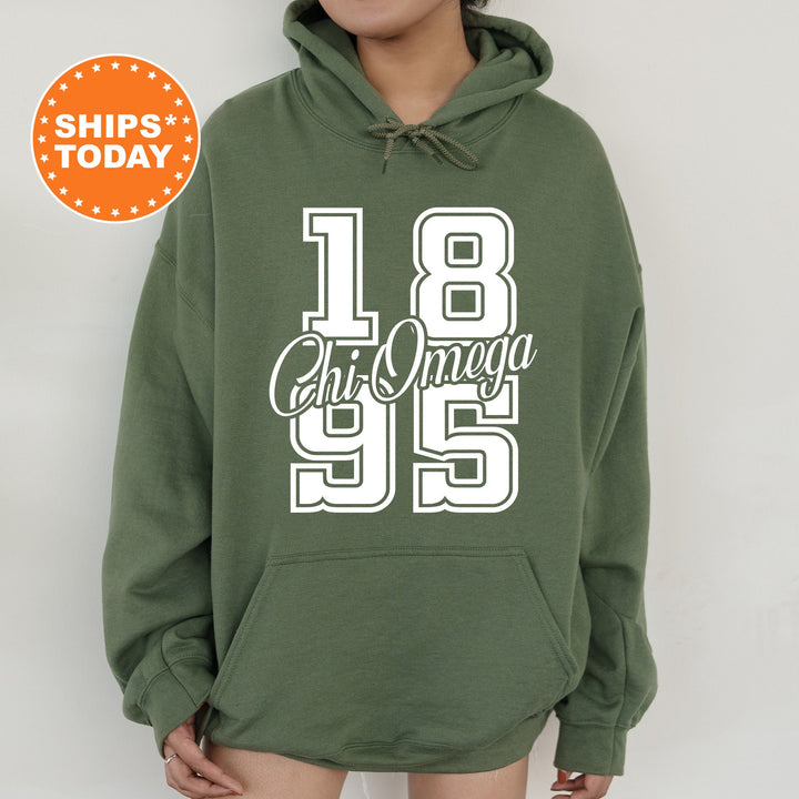 Chi Omega Big Year Sorority Sweatshirt | Chi O Initiation Gift | Big Little Sorority Reveal | Sorority Merch | Chi Omega Hoodie _ 7237g