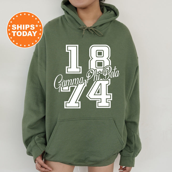 Gamma Phi Beta Big Year Sorority Sweatshirt | Gamma Phi Hoodie | GPHI Recruitment Gift | Big Little Sorority | Bid Day Basket _ 7242g