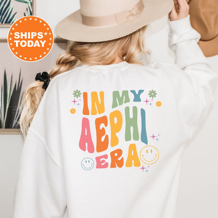 In My AEPHI Era | Alpha Epsilon Phi Rockin' Sorority Sweatshirt | AEPHI Sorority Merch | Big Little Reveal Gift | Greek Apparel