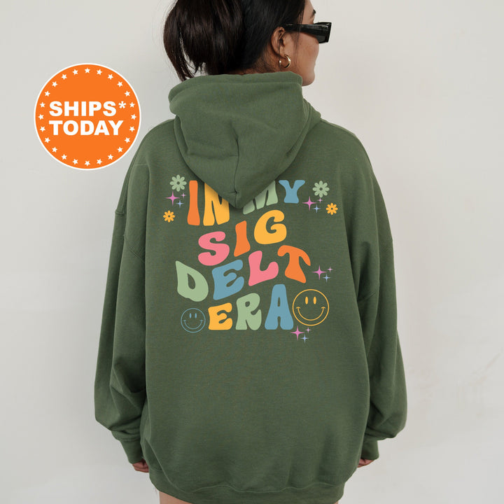 In My Sig Delt Era | Sigma Delta Tau Rockin' Sorority Sweatshirt | Sorority Merch | Big Little Reveal Gift | Custom Greek Apparel