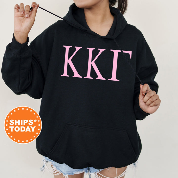 Kappa Kappa Gamma Just the Letters Sorority Sweatshirt | KAPPA Greek Letters | Sorority Letters | Big Little Reveal | Greek Apparel