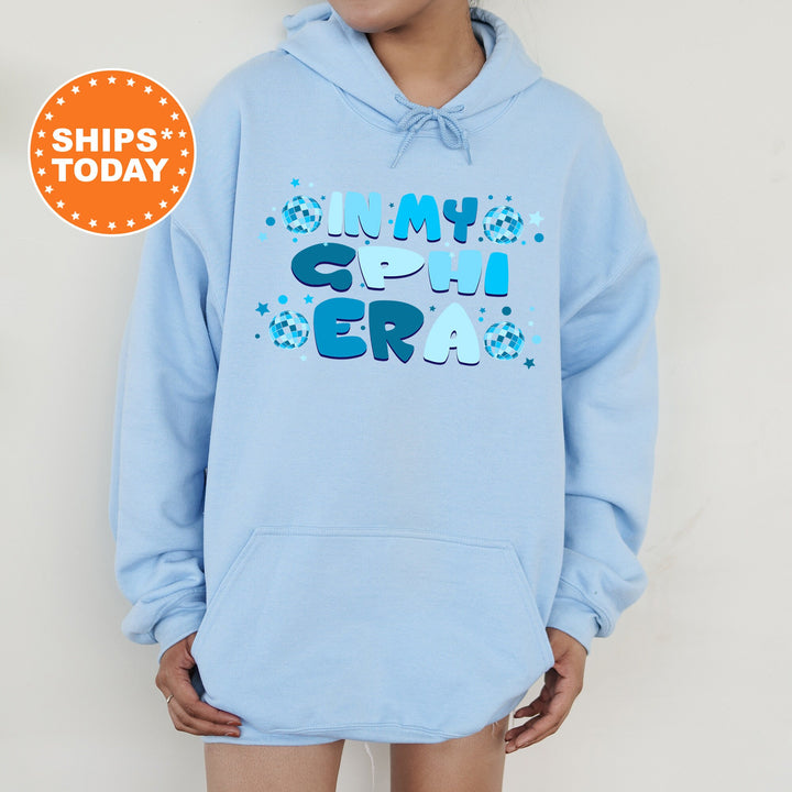 In My GPHI Era | Gamma Phi Beta Blue Disco Sorority Sweatshirt | Gamma Phi Greek Sweatshirt | Big Little Gift | Sorority Merch _ 15813g