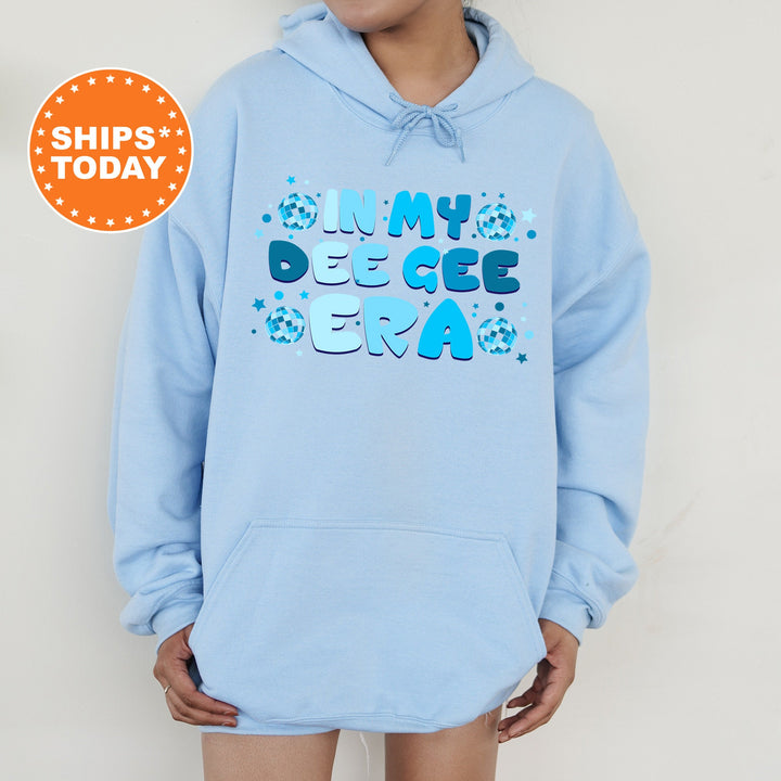 In My Dee Gee Era | Delta Gamma Blue Disco Sorority Sweatshirt | Greek Sweatshirt | Big Little Sorority Gifts | Sorority Merch _ 15810g