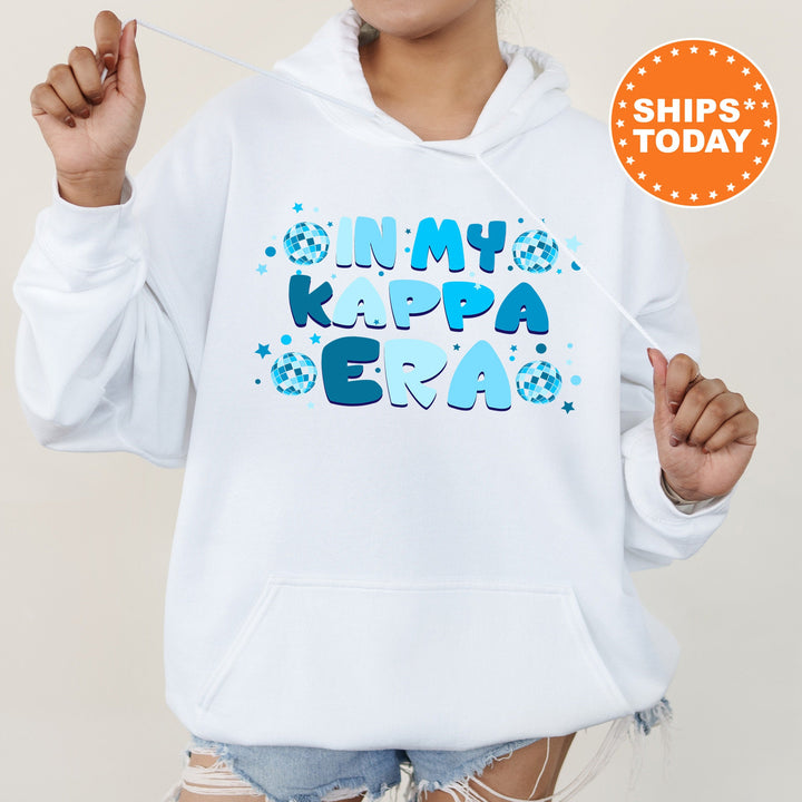 In My Kappa Era | Kappa Kappa Gamma Blue Disco Sorority Sweatshirt | Greek Sweatshirt | Big Little Sorority Gifts | Sorority Merch _ 15816g
