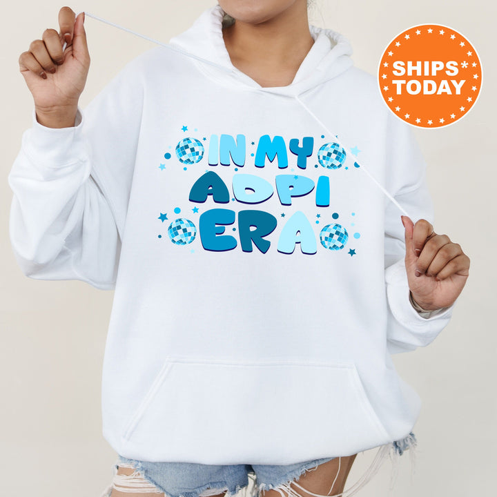 In My ADPI Era | Alpha Delta Pi Blue Disco Sorority Sweatshirt | Greek Sweatshirt | Big Little Sorority Gift | Sorority Merch _ 15800g