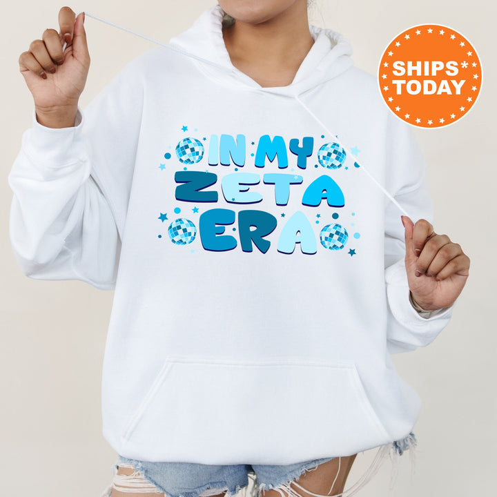 In My Zeta Era | Zeta Tau Alpha Blue Disco Sorority Sweatshirt | Greek Sweatshirt | Big Little Sorority Gifts | Sorority Merch _ 15824g